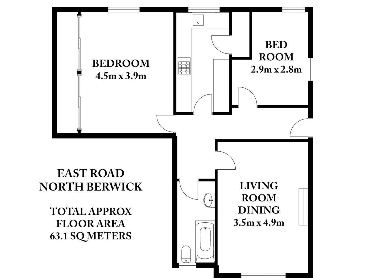 East Road Apartment North Berwick Eksteriør bilde